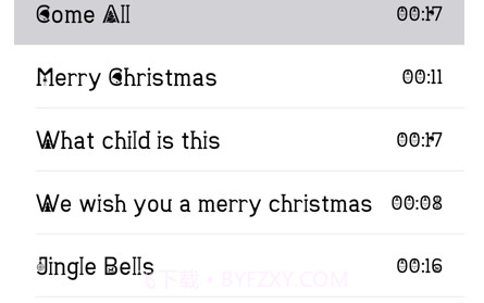 圣诞节歌曲和铃声v1.11截图