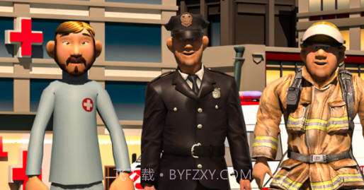 紧急救援911救火车和警察模拟器v1.0.9截图