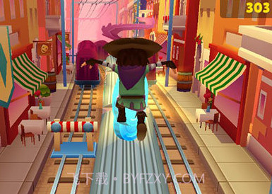 地铁跑酷威尼斯版情人节蓝色金币版v4.04.11截图