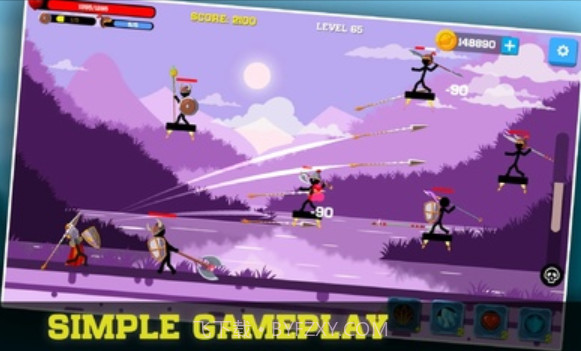 火柴人弓箭手无限金币无限钻石版1.6截图