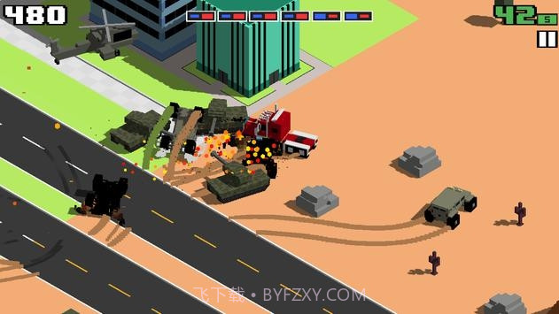 像素公路狂飙之玩命速递手机版v1.0.15截图