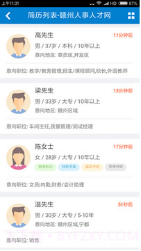 赣州人才网手机版2.0.4截图