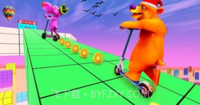 滑板车赛车冒险v1.18截图