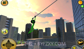 绿火柴人绳索英雄v1.18截图