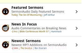 SermonAudio的Android版v2.20截图