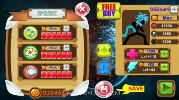 火柴人赛亚人2游戏v1.5.21截图