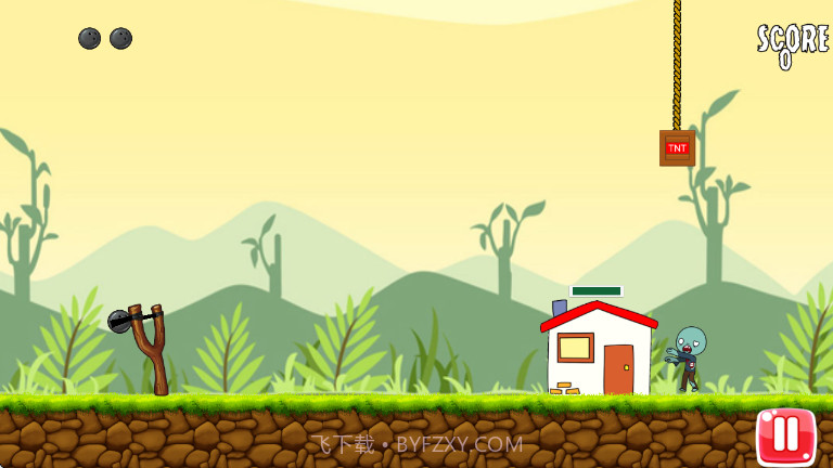 弹弓僵尸战争Angry zombies测试版v2.0.0.3截图