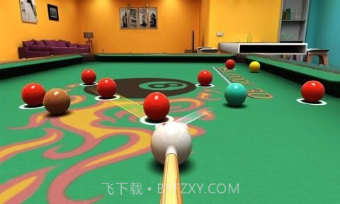 真实3D台球明星之路截图2