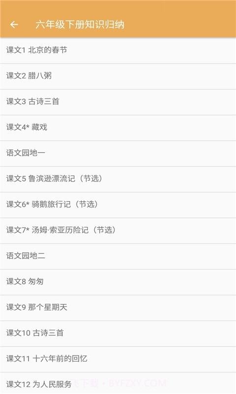 小学语文知识归纳截图3 小学语文知识归纳截图3