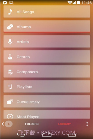 Poweramp透明主题截图2 Poweramp透明主题截图2
