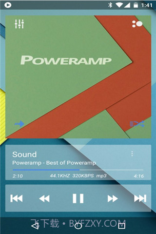 Poweramp透明主题截图1 Poweramp透明主题截图1