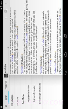 LaTeX编辑器截图2