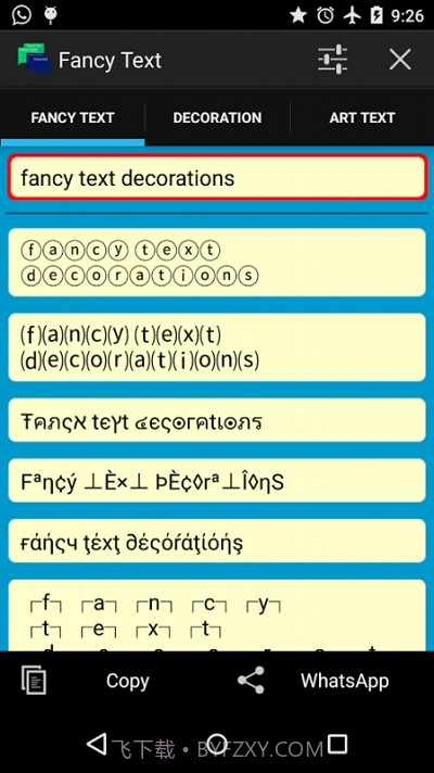 Fancy text for whats.花样文字截图1
