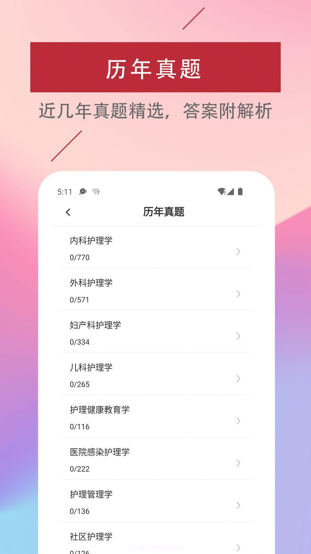 主管护师易题库截图3