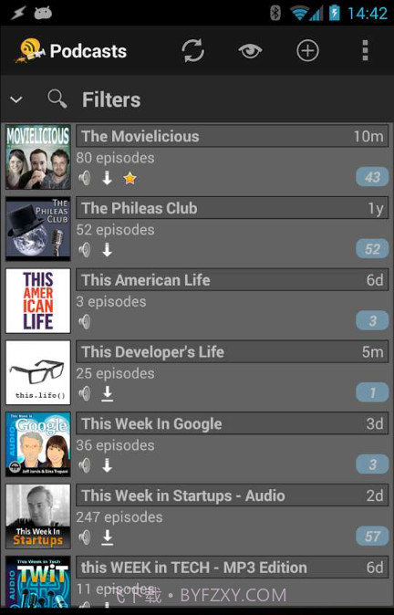 PodcastAddict截图1