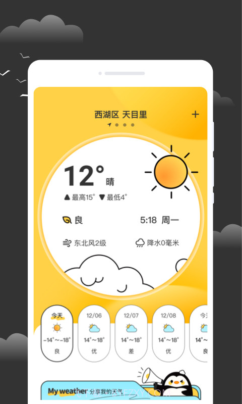 逐月天气预报截图2