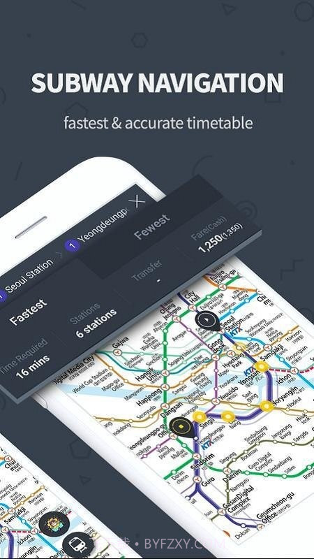 subway中文版韩国地铁应用截图1 subway中文版韩国地铁应用截图1