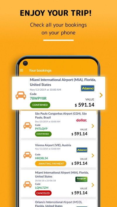 Rentcars.com Car Rental汽车出租截图4 Rentcars.com Car Rental汽车出租截图4