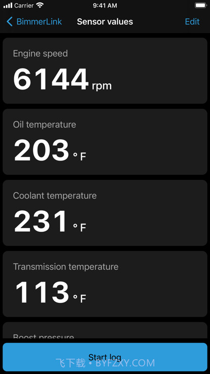 BimmerLink传感器截图1 BimmerLink传感器截图1