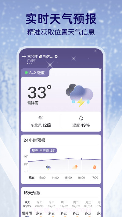 多雨天气预报截图4