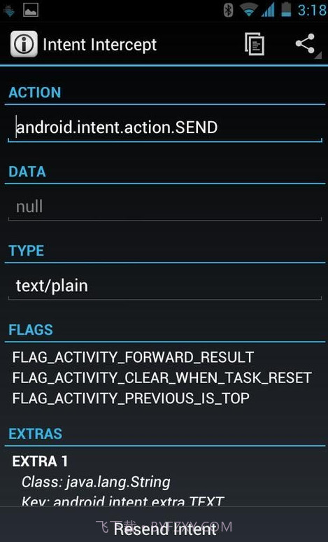 Intent Intercept截图2 Intent Intercept截图2