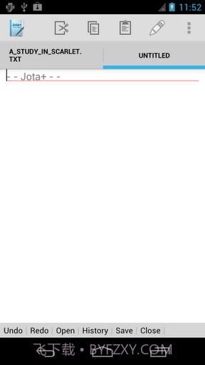 Jota+文本编辑器截图2