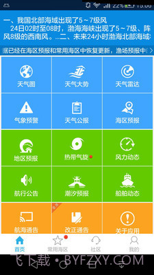 舟山海洋气象截图1