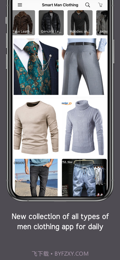 聪明的男士服装网上商店截图2