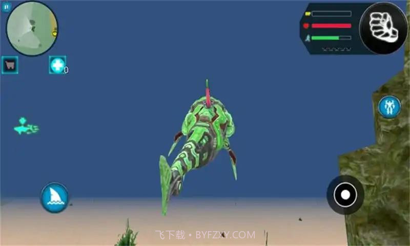 超级鲨鱼变形机器人截图2