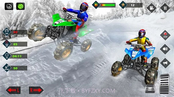 雪地摩托模拟器截图2