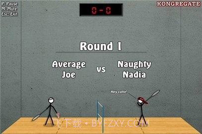 火柴人打羽毛球截图2