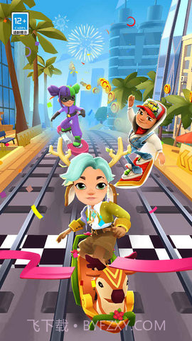 地铁跑酷巴塞罗那（Subway Surf）截图1