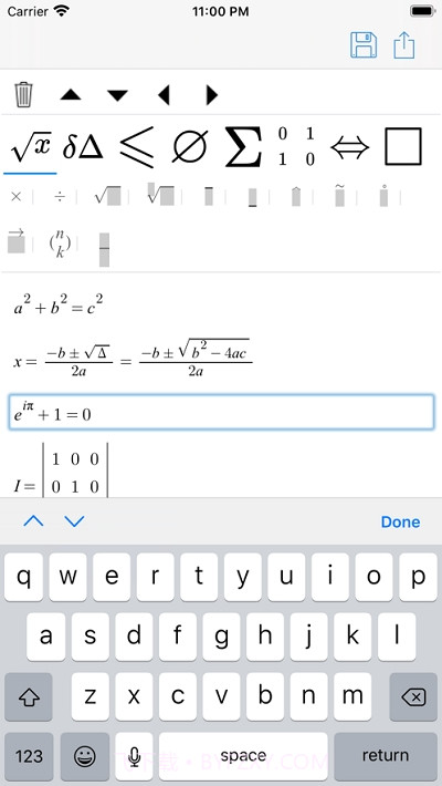 SymEditor数学公式编辑器截图3