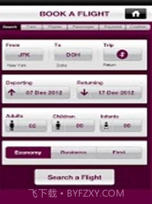 Qatar Airways截图2 Qatar Airways截图2