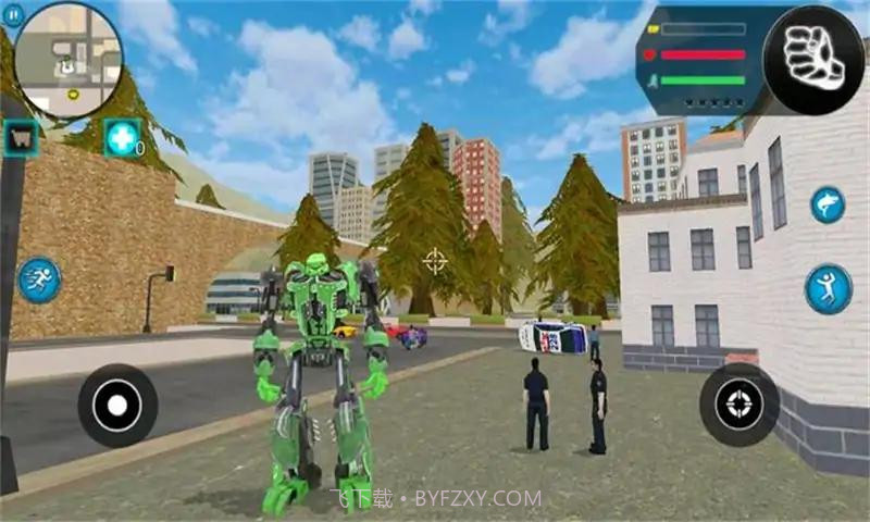 超级鲨鱼变形机器人截图1