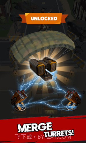 合并炮塔僵尸防御截图1