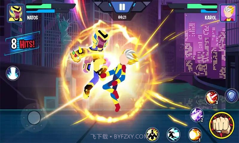 火柴人勇士超级暗影格斗截图4