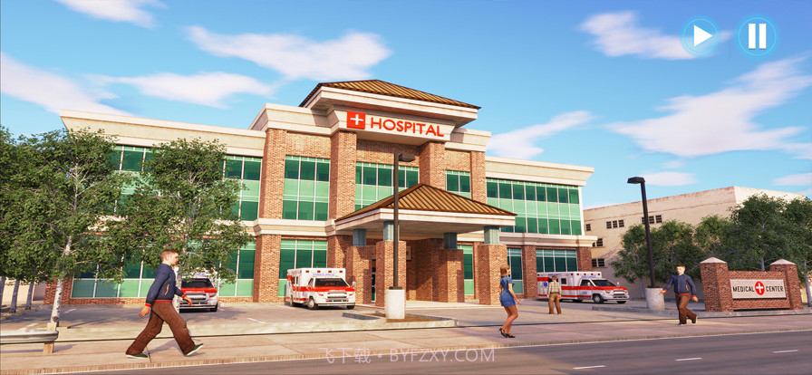救护车紧急情况救援模拟截图5