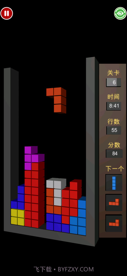 俄罗斯3维方块截图1 俄罗斯3维方块截图1