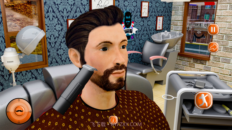 我的理发师店头发切轿车截图1 我的理发师店头发切轿车截图1