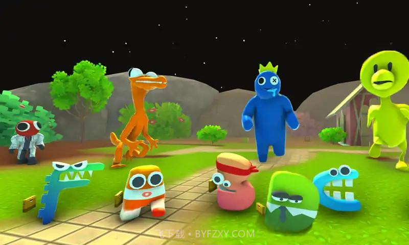 彩虹字母幸存者3D截图1