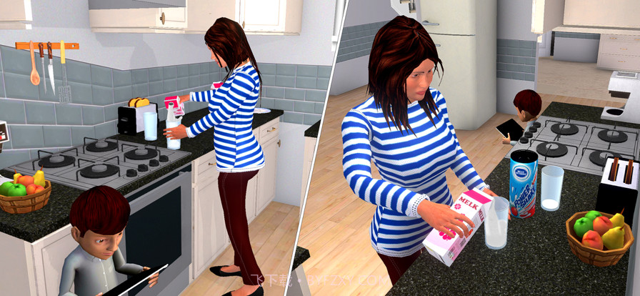 真实虚拟家庭生活妈妈和爸爸模拟器截图4