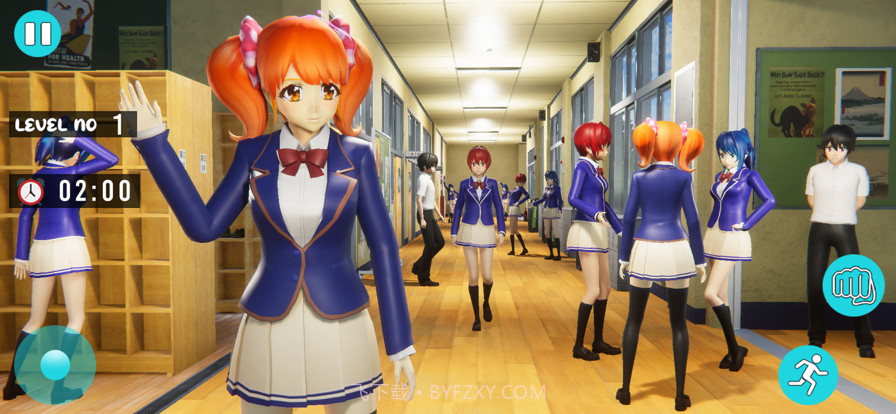 动漫女孩学校生活模拟截图4 动漫女孩学校生活模拟截图4