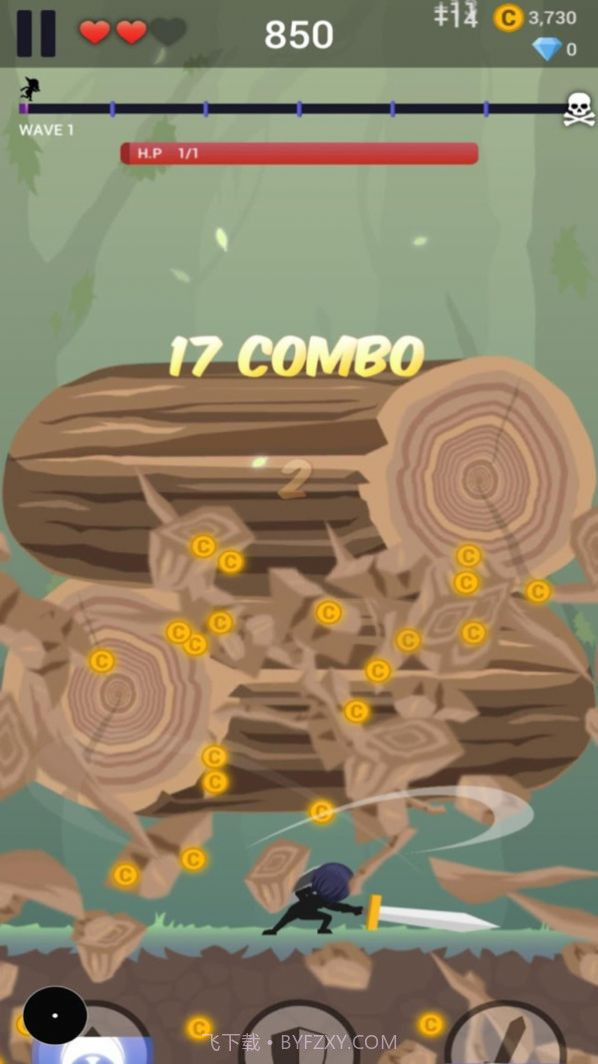 伐木火柴人截图2