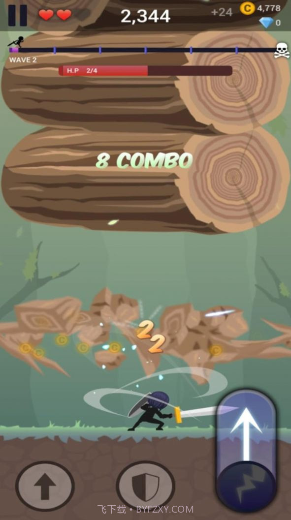 伐木火柴人截图1