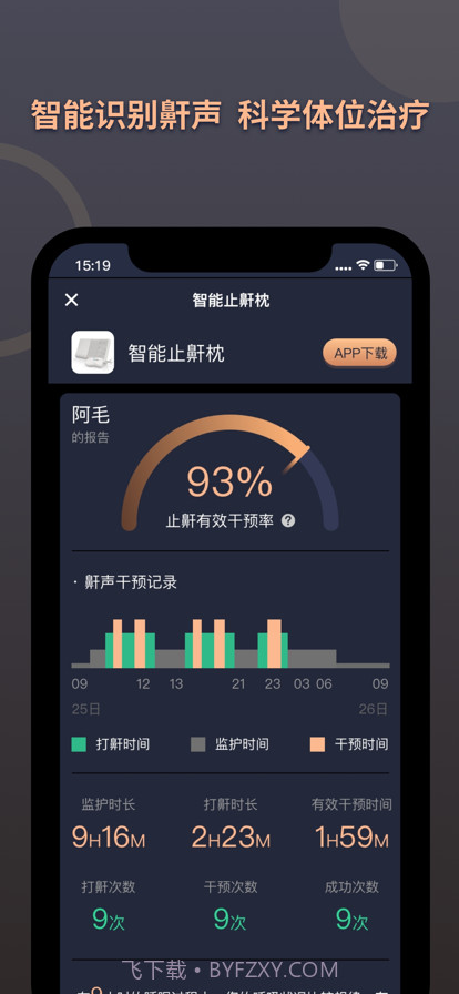 智能止鼾枕控制系统截图2