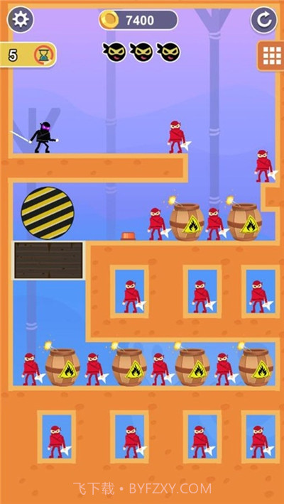 忍者一刀切截图1