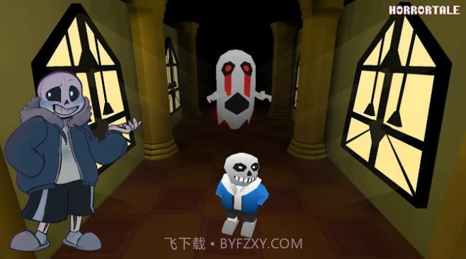 传说之下3d版sans截图4