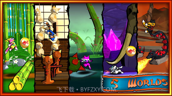 忍者喵 Ninja Kitty截图2