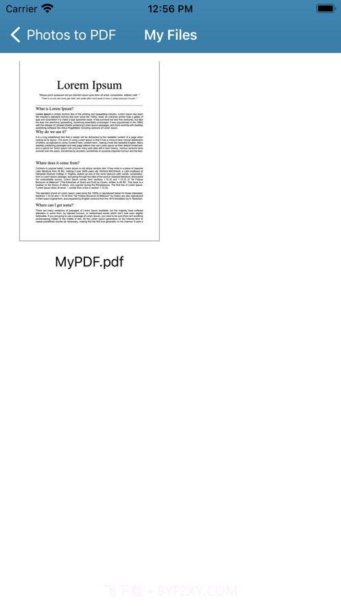 转换照片到PDF扫描器截图6 转换照片到PDF扫描器截图6